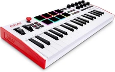 Akai Professional MPK Mini Plus - USB MIDI Keyboard Controller 37 Key, White 