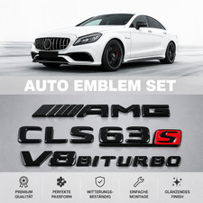 CLS63S AMG Schriftzug V8 Biturbo Aufkleber f&uuml;r Mercedes Benz CLS63S 2024 Auto