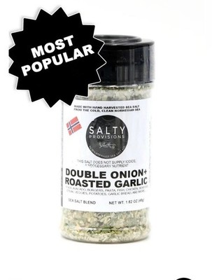 Double Onion And Garlic Norwegian Flake Sea Salt Blend