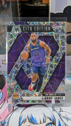 2024-25 Panini Mosaic LeBron James City Edition Premium Prizm #286 Lakers