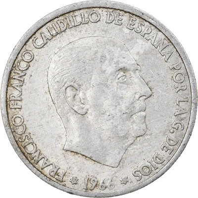 Monnaie, Espagne, Francisco Franco, caudillo, 50 Centimos, 1968, TTB, Aluminium - Photo 1/2