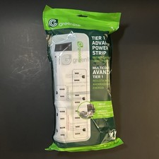 Greenlite Tier 1 Advanced 7 Outlet Surge Protecting Smart Power Saving Strip