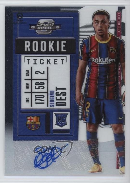 2020 Chronicles Contenders Optic Rookie Ticket La Liga Sergino Dest Auto RC 0b6c
