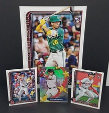 2025 Topps #US1 Kristian Campbell, Red Sox (RC) - Oversized & Base Rookie Cards