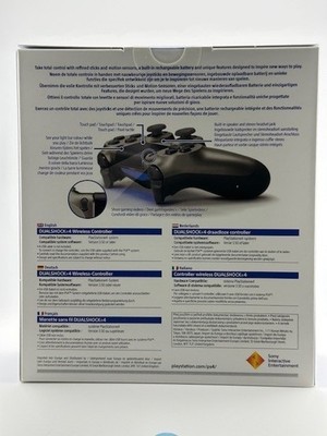Official OEM Dualshock 4 Controller Steel Black for PlayStation 4