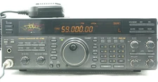 MARS MOD ICOM IC-736 HF 50MHz Transceiver 100W Black + Mic Excellent Cond.