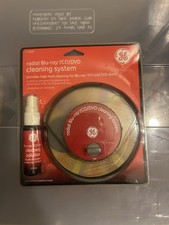 GE Radial Blu-ray/CD/DVD Audio Video Disc Cleaning System Model 32597 NIP New