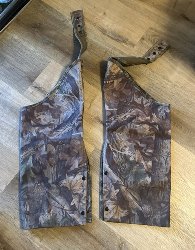 Whitewater Outdoors Snake Guard Proof Chaps Camo Junior Short  27" Thigh - Nice!