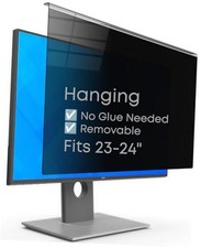 Hanging Privacy Screen Protector for Monitor Fits 24"-16:9 21.54"L x 12.60"W 