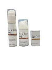 Olaplex Anti Frizz Trio: No 6 Bond Smoother 3.3 fl oz, No 9 Nourishing Hair S...