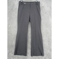 Express Pants Women 4 Editor Barely Bootcut Trousers Workwear Office Career Gray