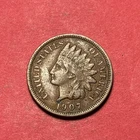 (1) Beautiful Antique 1907 Indian Head Cent/Penny CHOICE VF-VERY FINE