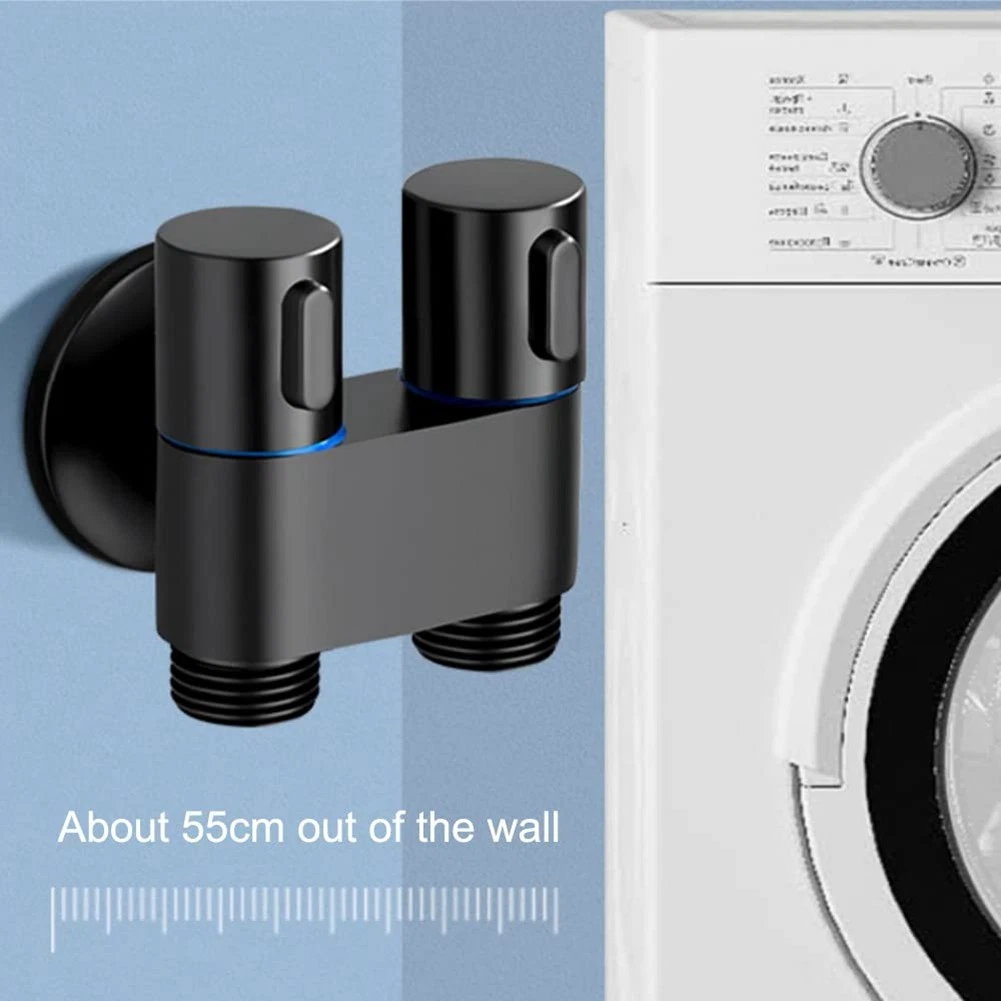 -Multifunktions-Wasserhahn Aus Messing, 1 Eingang, 2 AusgäNge, Dual-Control7130