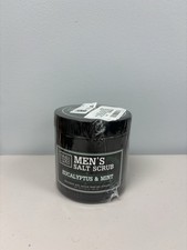 Salt Body Scrub Eucalyptus  Mint For Men  Moisturizes, Exfoliates  Nourishes