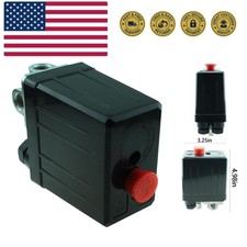 82x52x127mm Black Central Pneumatic Air Compressor Pressure Switch 90-120 Psi...