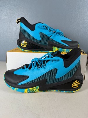 Under Armour Curry 3Z5 Basketball Shoes M13 W14.5 Blue/Black/Yellow
