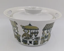 Market by Figgjo Norway Ceramic Round Casserole Dish Lidded 2 Qt 9" 12000