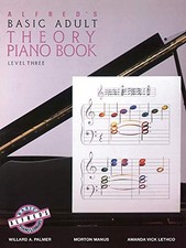 Alfred's Basic Adult Theory Piano Book, Level 3 - Paperback - GOOD