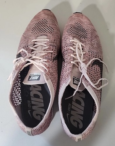 Nike Flyknit Racer Strawberry Running Shoes Pink Grey 526628-604 Mens Sz 12.5 - 第 10/10 張圖片