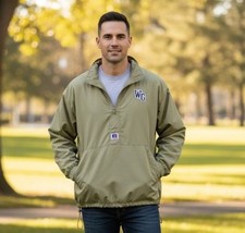 Russell Athletics Jacket Vintage Windbreaker Hoodie Pullover Zip Snap Size 2XL