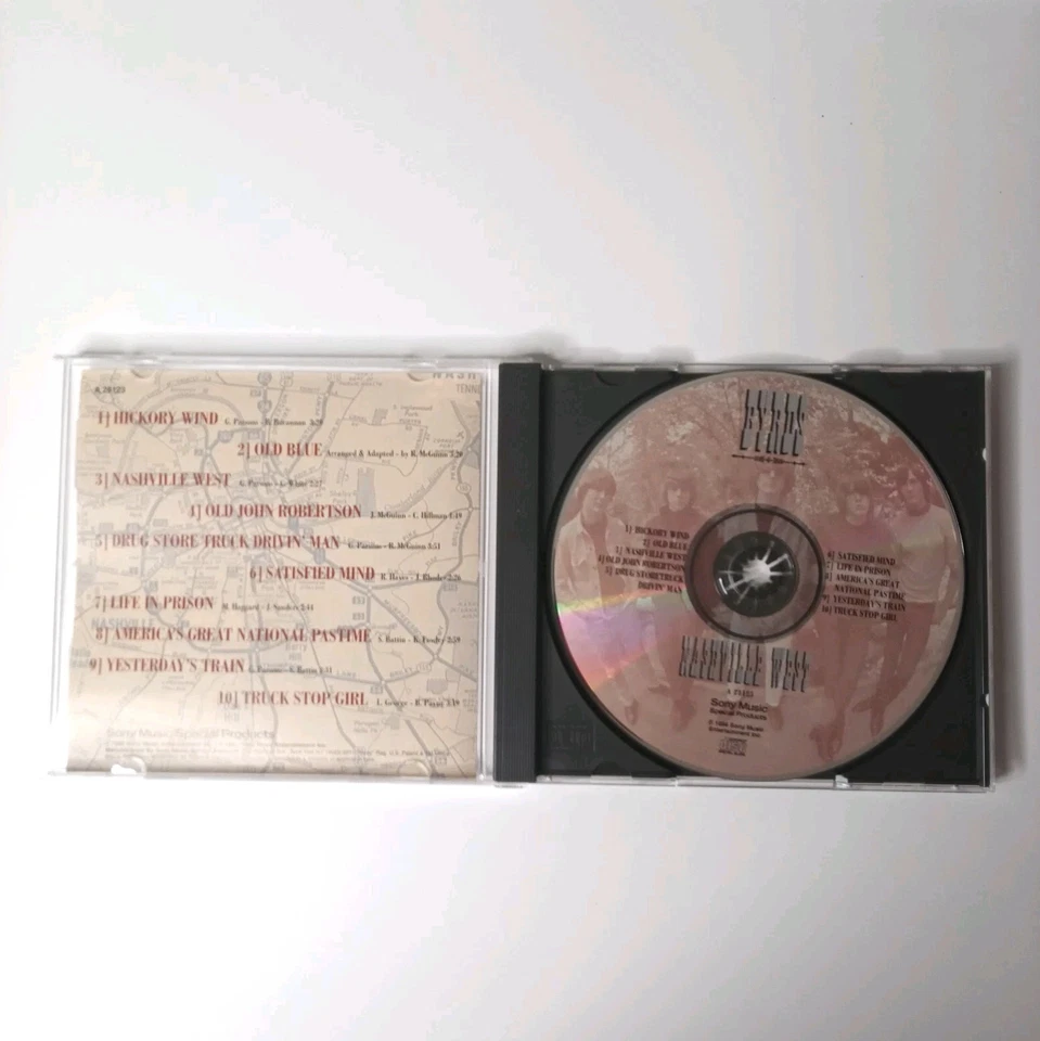 The Byrds – Nashville West (CD, 1996, Sony Music Special Products) US Pressing Foto 3 de 4