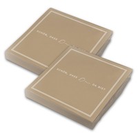 Itenga 40X Servietten SchöN Dass Du Da Bist V3 Latte Macchiato Hochzeit Taufe