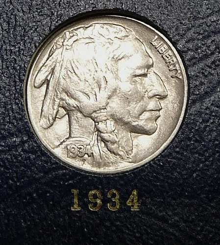 1934 Buffalo Nickel - XF+  / Extra Fine +  (S3)