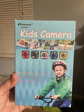 PROGRACE Kids Camera, Waterproof Action Video Digital Camera 1080 HD Open Box