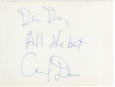 Carl Davis Signed Album Page / Autographed Composer