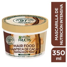 Garnier Fructis Hair Food Cocoa Butter Mask 350ml Mascarilla Manteca Cacao