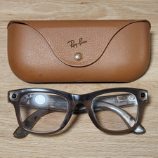 Ray-Ban Meta Wayfarer RW4006 Full Rim Stone Plastic Eyeglass Frames 50-22-150