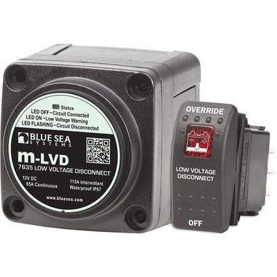 Blue Sea 7635 m-LVD Low Voltage Disconnect BLUE SEA SYSTEM 7635  Expedited Shipp