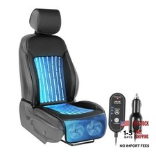 2026 Upgraded Cooling Car Seat Cover Front Seat, 12V-24V Classic Black