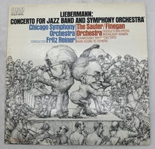Liebermann Fritz Reiner For Jazz Band And Symphony Orchestra RCA AGL1-3882 NM
