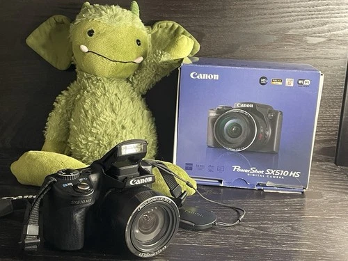 Boxed Canon Powershot SX510HS Compact Digital Camera with Charger & Battery Y2K