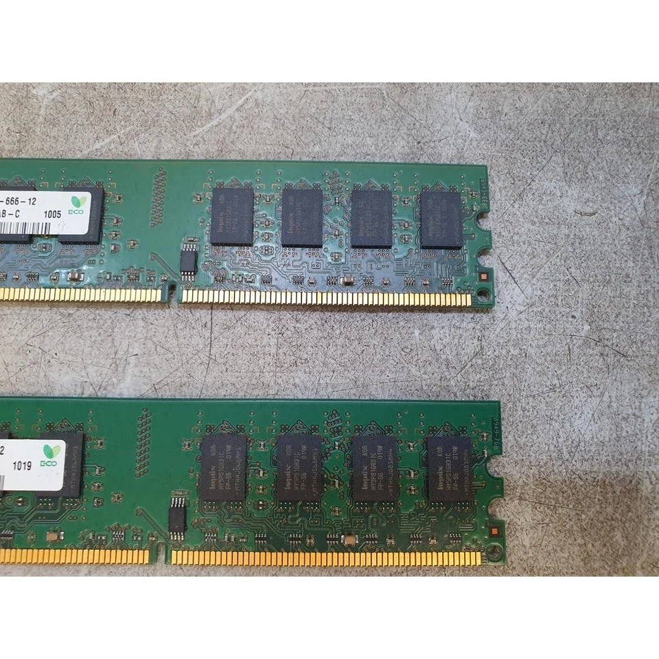 Pair of Hynix HYMP125U64CP8-S6 Desktop Memory Module (2 x 2GB) DDR2 RAM 240-Pins - Image 4 of 4