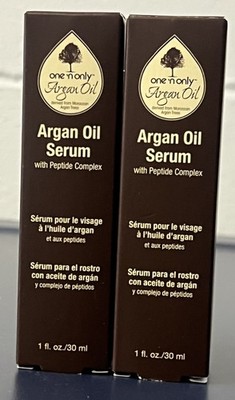 One 'n Only Argan Oil Face Serum 1oz Peptide Complex . Set of 2 