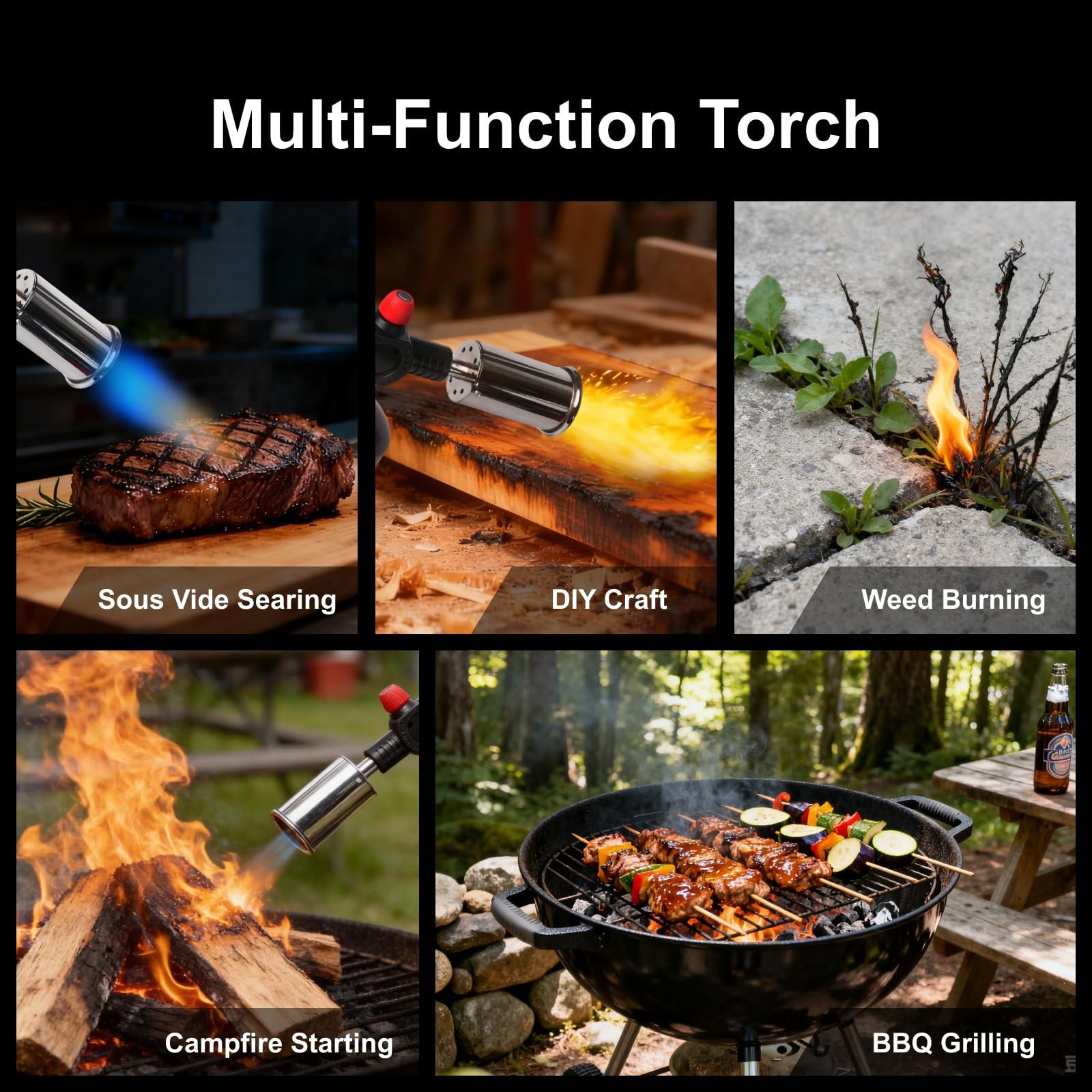 Heavy Duty Propane Torch 3272°F Professional MultiUse Torch with ...