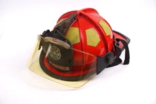 Bullard Model R721 Collectible Firefighting & Rescue Helmet Red with Gaurd Visor
