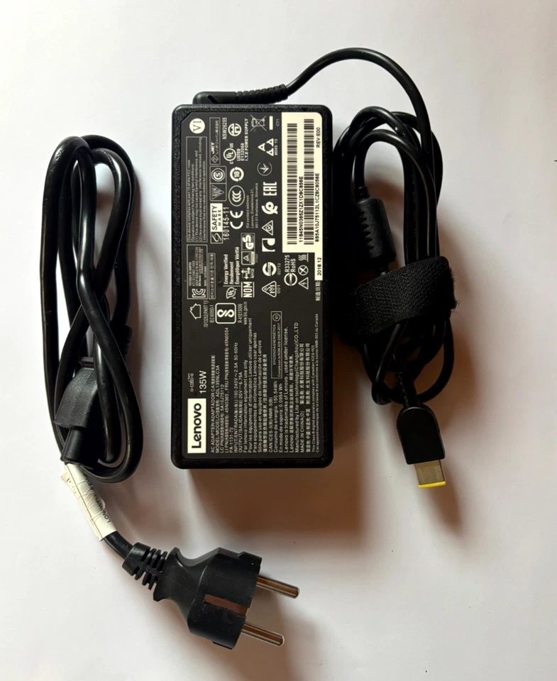 Original Lenovo 135W Netzteil SlimTip 20V 6.75A | Laptop Ladegerät - Bild 2 von 4