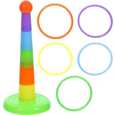 Parakeet Interactive Toys Bird Wheel Parrot Training Toss Ring Game