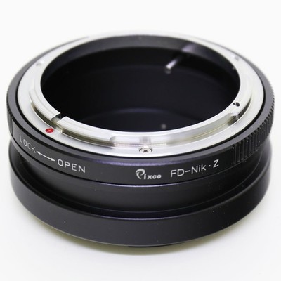 Canon FD mount lens to Nikon Z mount camera adapter Z6 III Z5 Z7 II Z8 Z9 Z50 Zf