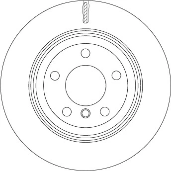 2x BRAKE DISC DF4854S FOR BMW X5/SAV/F15/F85/E70 X6/SAC/F16/F86/E71/E72 N20B20 - Image 3 of 4