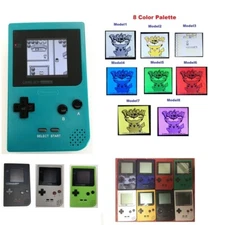 8 Color Modes Backlight Back Light LCD Game Boy Pocket GBP Game Console