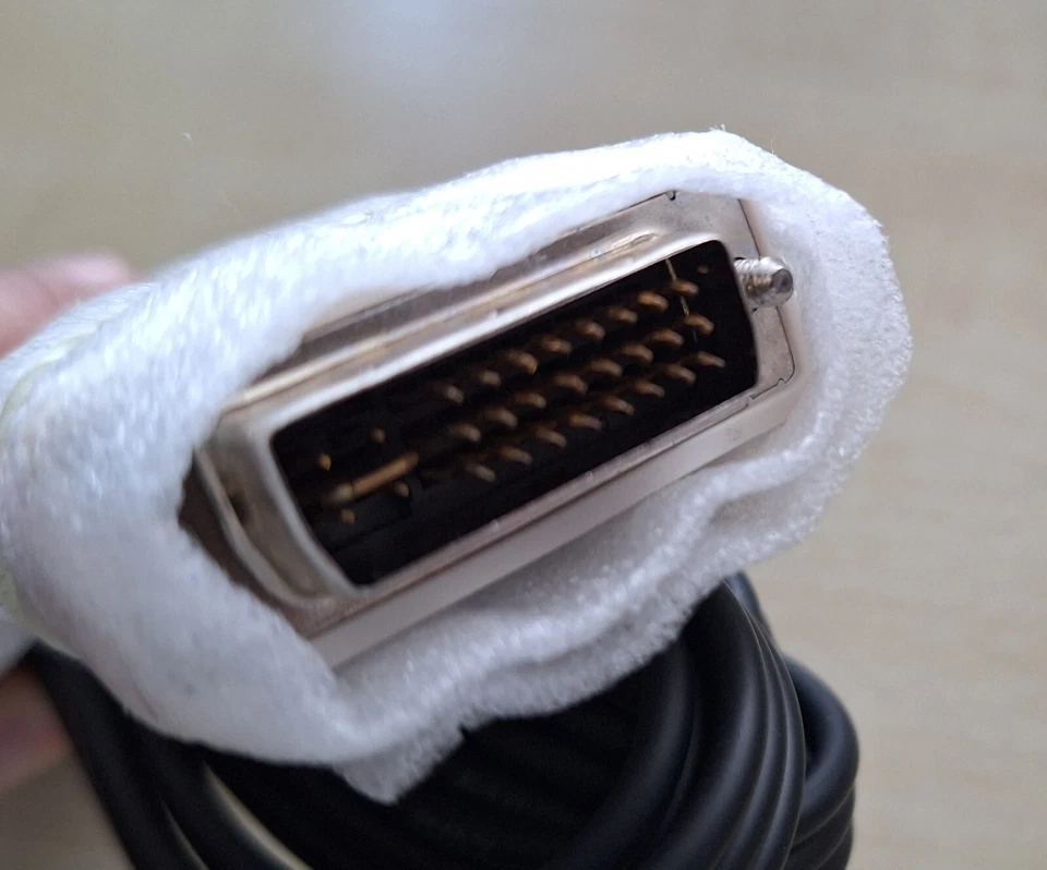 DVI 24+5 Kabel auf 3x Cinch RGB 1,7m schwarz - Bild 3 von 3