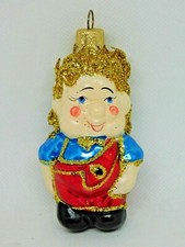 2023 Hand-Blown Glass Ornament KARLSSON Modern Ukrainian Glass Figures 3.5"