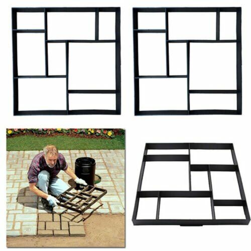 Limited price sale DIY Walk Maker mold Path Patios Concrete Stepping M Stone Paving NEW