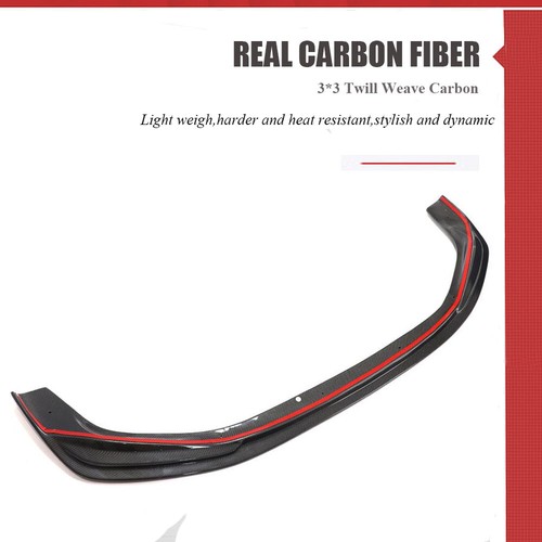 REAL CARBON Front Bumper Lip Spoiler Splitter for LEXUS IS F Sport Sedan 2013-15 - Picture 9 of 13