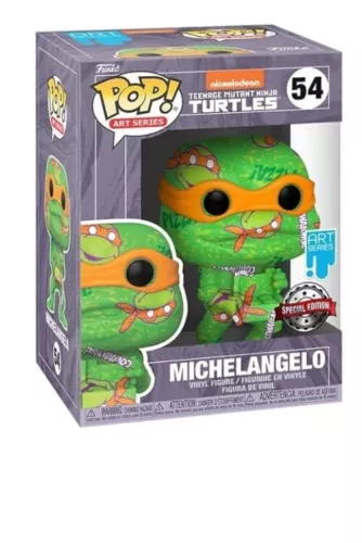 MICHELANGELO TMNT Funko Pop 54 art series Ninja Turtles
