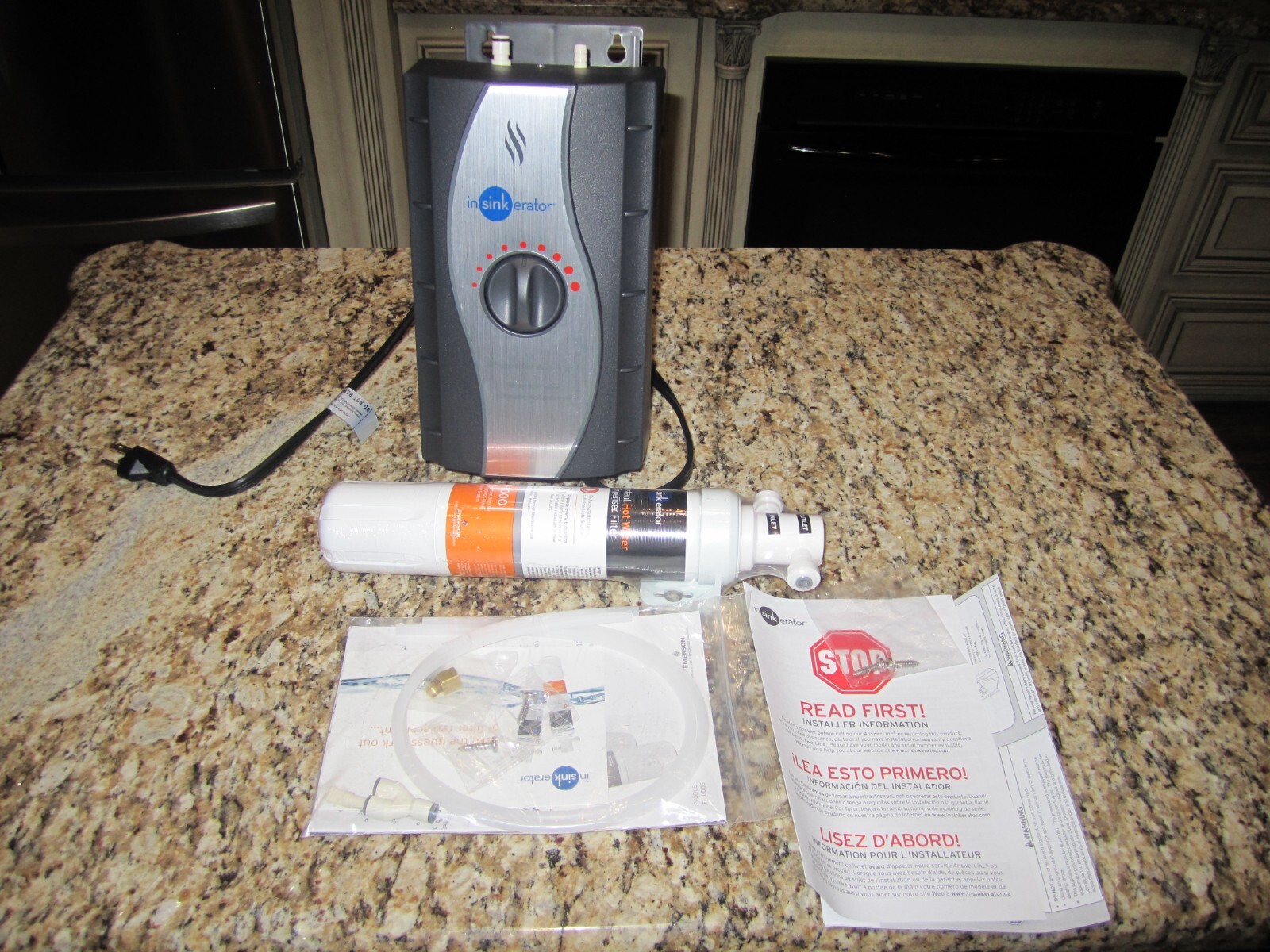 InSinkErator HWTC1300 & F1000S Hot Water System W/ Filter Stainless